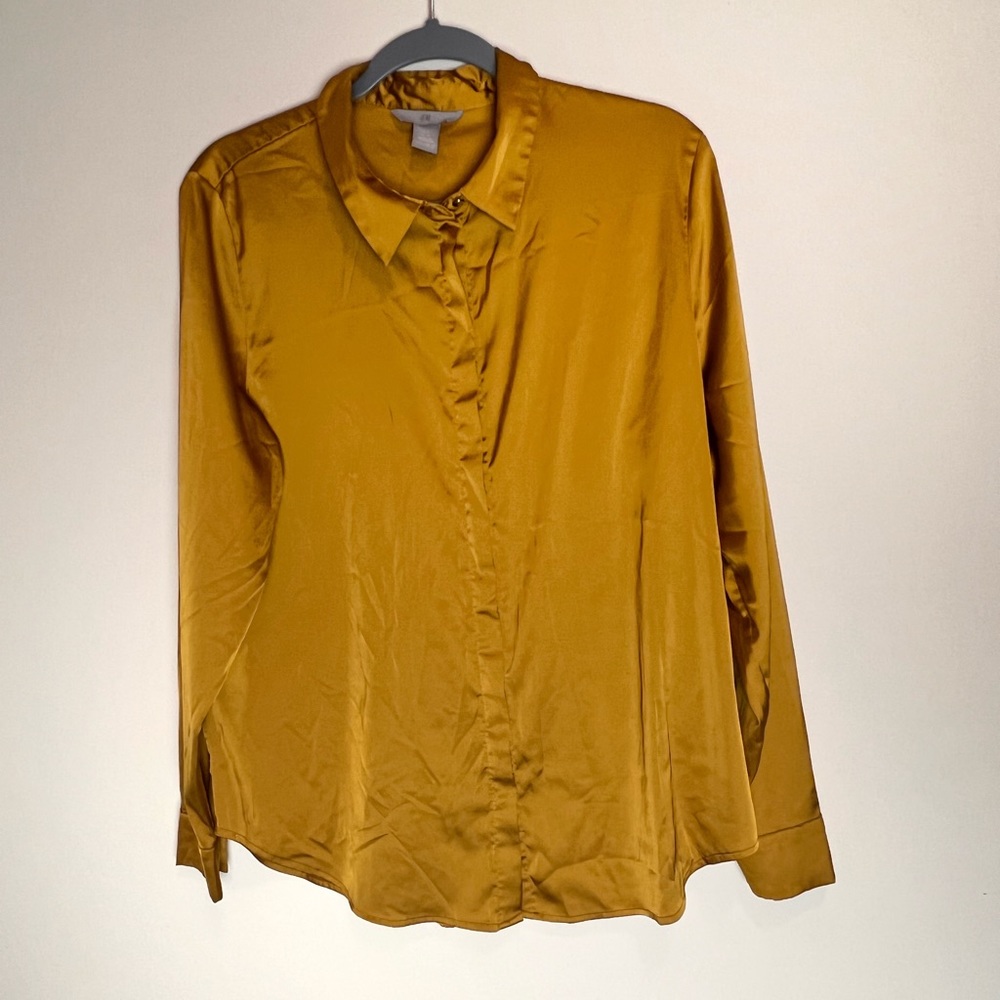 H&M Long Sleeve Blouse Size 12